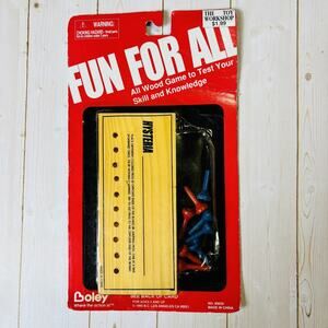 Vintage Brain Testers Wood Game- Hysteria New Looks Fun! 1995